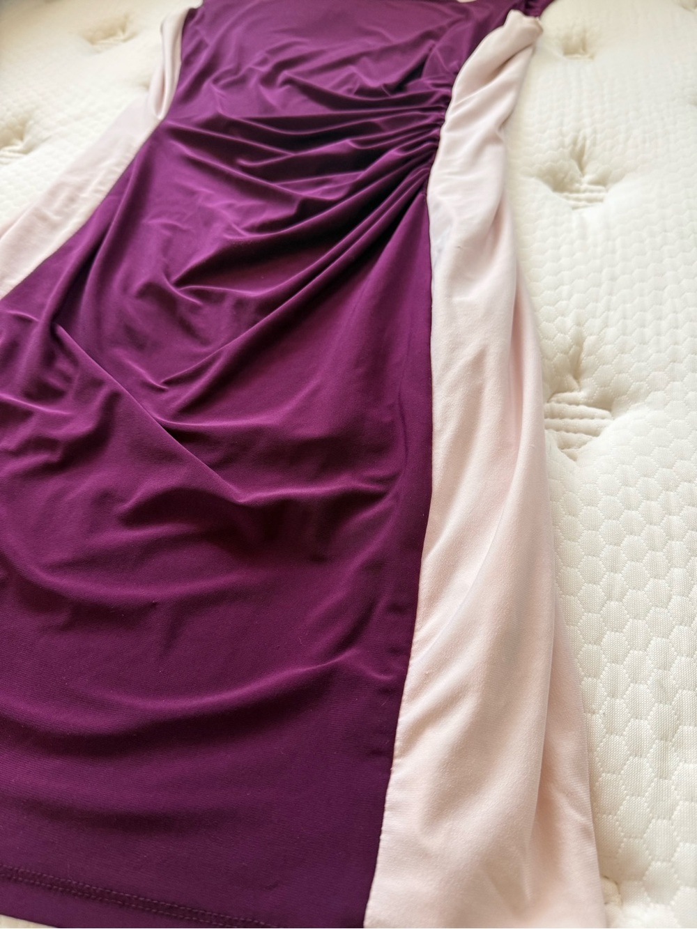 Lauren Ralph Lauren Purple Chemise with Light Pink Panels - Picture 2 of 7